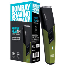 Bombay Shaving Company Power Play NXT Trimmer, 9 Weeks of trimming, 90 mins run time with Type C, 6 comb attachments, Self-sharpening blades | Trimmer for Men || Green