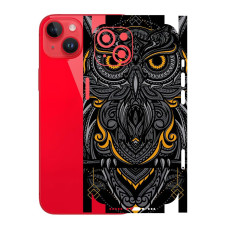 AtOdds Mobile Skin Sticker Wrap | Compatible for iPhone 14 | Scratchproof Matte Finish | Full Coverage for All Sides & Camera Protection (Black-Owl) AtOdds Mobile Skin Sticker Wrap | Compatible for iPhone 14 | Scratchproof Matte Finish | Full Coverage for All Sides & Camera Protection (Black-Owl)