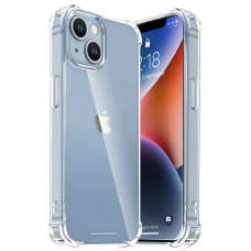 EGOTUDE Shockproof Transparent Hard Back Scratch Resistant Cover Shockproof Case for iPhone 14 / iPhone 13 (Clear) (Polycarbonate) EGOTUDE Shockproof Transparent Hard Back Scratch Resistant Cover Shockproof Case for iPhone 14 / iPhone 13 (Clear) (Polycarbonate)
