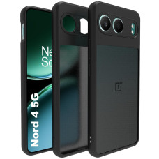 RIGGEAR Shockproof Sleek Hybrid Armor Back Cover Case Compatible with OnePlus Nord 4 5G (Smoke Black Matte PC + Black TPU Bumper) RIGGEAR Shockproof Sleek Hybrid Armor Back Cover Case Compatible with OnePlus Nord 4 5G (Smoke Black Matte PC + Black TPU Bumper)