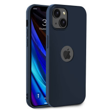EGOTUDE Soft Slim Flexible Silicone Back Cover Case for iPhone 13 (Navy Blue, TPU) EGOTUDE Soft Slim Flexible Silicone Back Cover Case for iPhone 13 (Navy Blue, TPU)