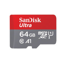SanDisk Ultra 64GB microSDXC UHS-I, 140MB/s R, Memory Card, 10 Y Warranty, for Smartphones SanDisk Ultra 64GB microSDXC UHS-I, 140MB/s R, Memory Card, 10 Y Warranty, for Smartphones