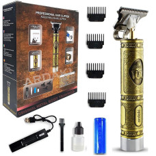 ARDAKI Beard Trimmer For Men, Professional Hair Clipper, Adjustable Blade Clipper and Shaver, Close Cut Precise Hair Machine, Body Trimmer (Metal Body)