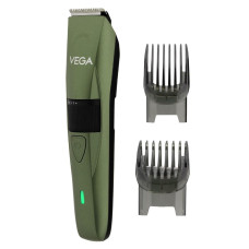 Vega P1 Battery Powered Beard Trimmer for Men with 160 Mins Runtime & 40 Length Settings, 2 Beard Comb, Travel Friendly, Cord & Cordless Use, (Power Series P1, VHTH-25)